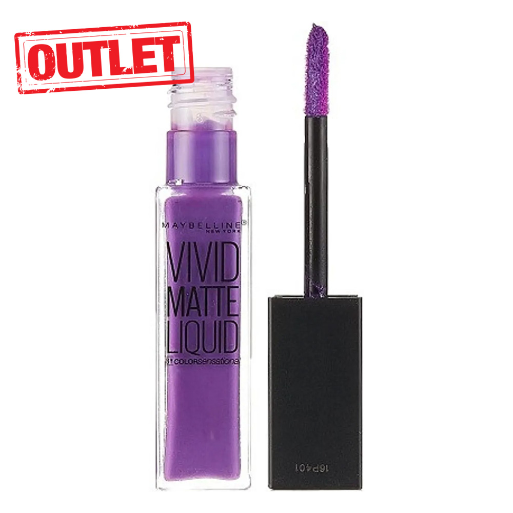 اوتلت بدون لیبل میبلین رژ لب مایع 43Vivid Matte Liquid 