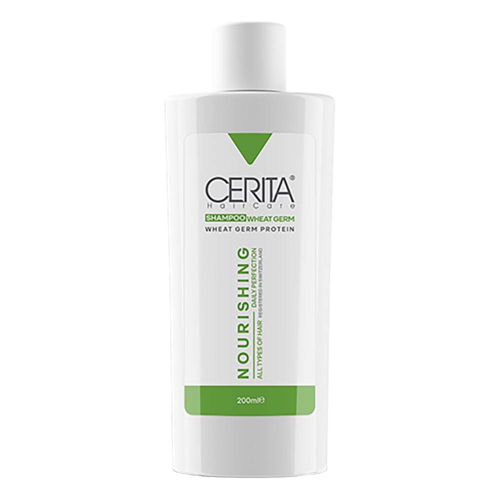 سریتا شامپو تقویت کننده و ضد ریزش حاوی پروتئین جوانه گندم