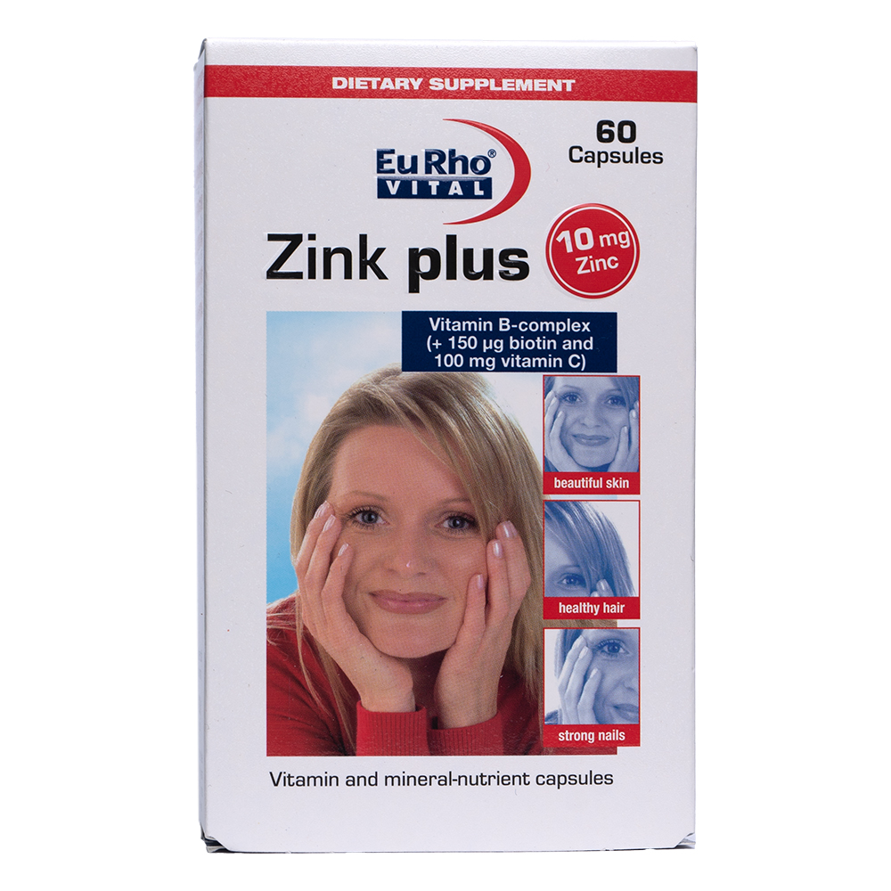 یوروویتال کپسول زینک پلاس 10