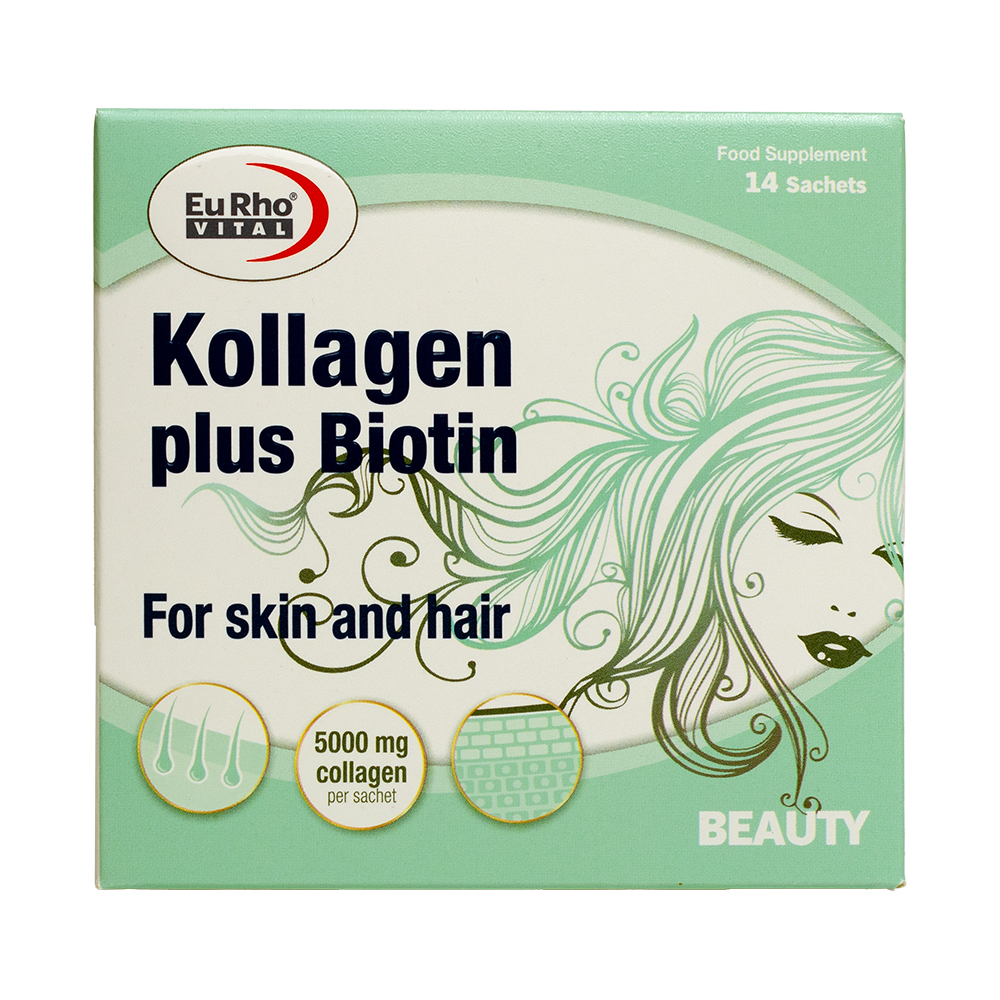 یوروویتال ساشه کلاژن پلاس بیوتین