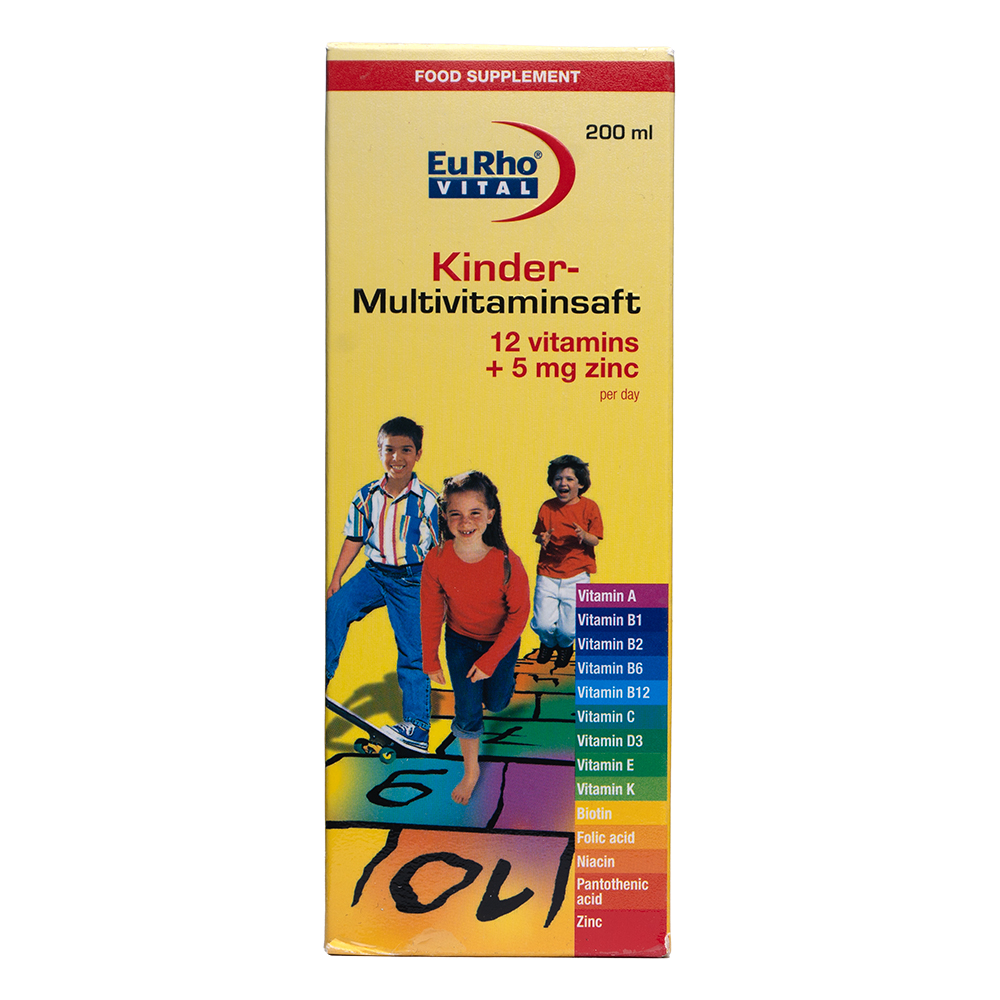 یوروویتال شربت کیندر مولتی ویتامین
