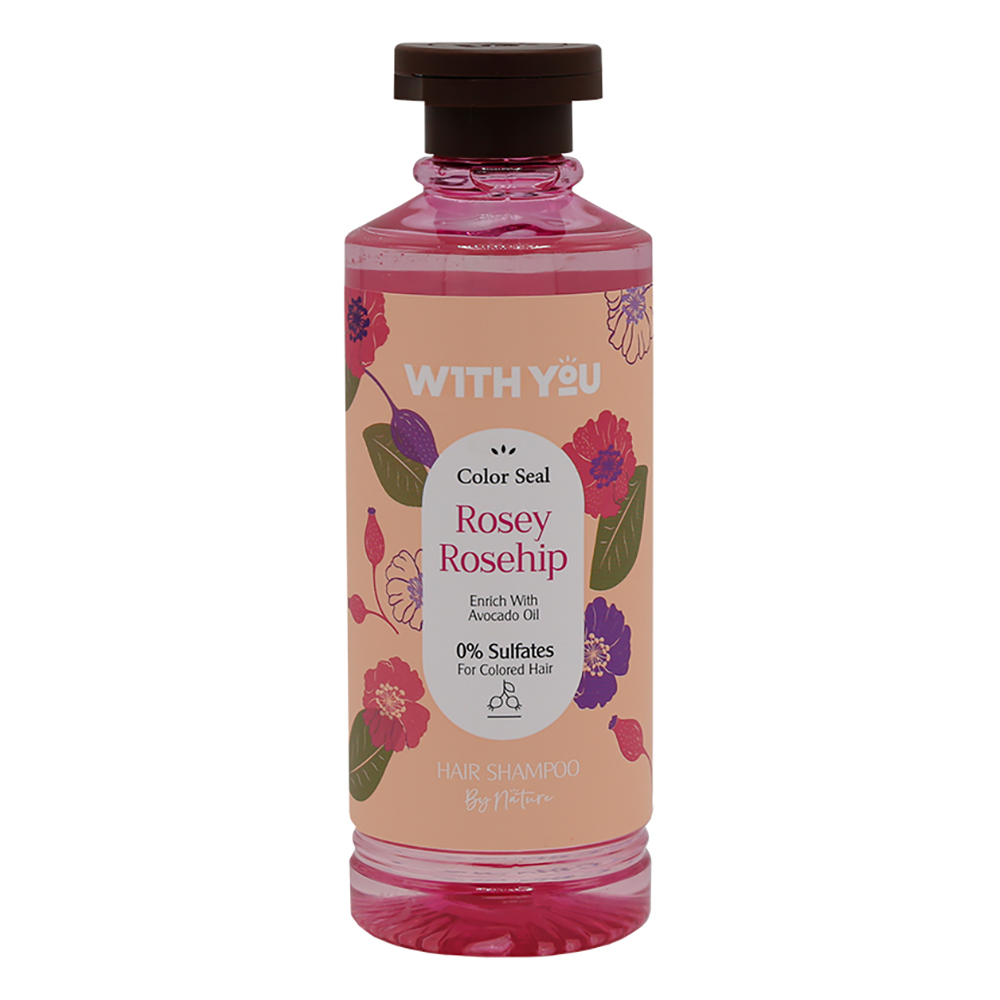 ویت یو شامپو موهای رنگ شده حاوی رز هیپ و روغن آووکادو