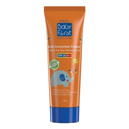 سی گل کرم ضد آفتاب کودک بیبی فرست 50 میلی SPF30
