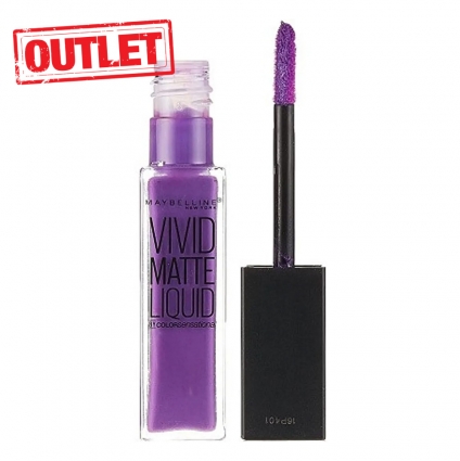 اوتلت بدون لیبل میبلین رژ لب مایع 43Vivid Matte Liquid 