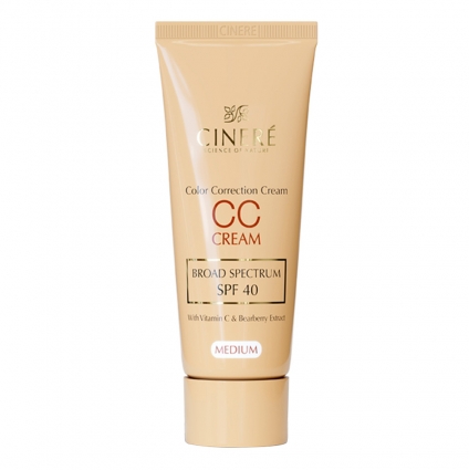 سینره سی سی کرم مدیوم SPF40