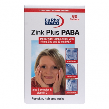 یوروویتال قرص زینک پلاس پابا