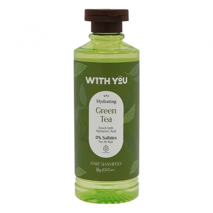 ویت یو شامپو آبرسان حاوی چای سبز و هیالورونیک اسید