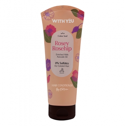 ویت یو نرم کننده مخصوص موهای رنگ شده حاوی رزهیپ و روغن آووکادو