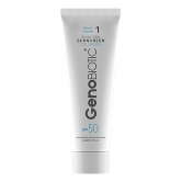 ژنوبایوتیک کرم ضد آفتاب مناسب پوست های خشک و معمولی بی رنگ اس پی اف 50