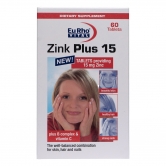 یوروویتال قرص زینک پلاس 15