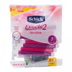 شیک تیغ اصلاح زنانه اگزکتا 2 سنسیتیو 2+5 عددی شیک تیغ اصلاح زنانه اگزکتا 2 سنسیتیو 2+5 عددی