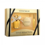 Women Secret Giftset Gold Seduction EDP + Mirror + Spray