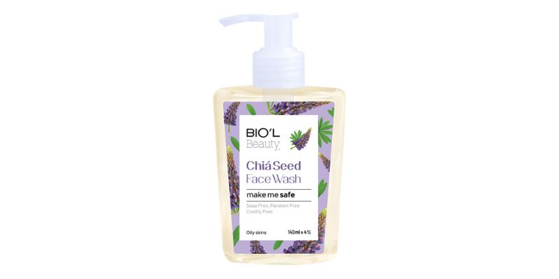 ژل شست‌وشوی صورت عصاره چیا پوست چرب بیول |Biol Face Wash Gel For Oily Skin Including Chia Seed Extract