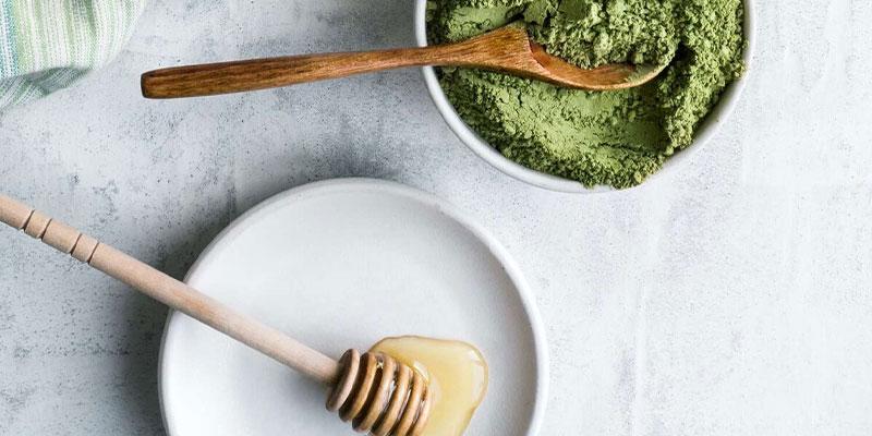 ماسک عسل و چای سبز برای صورت