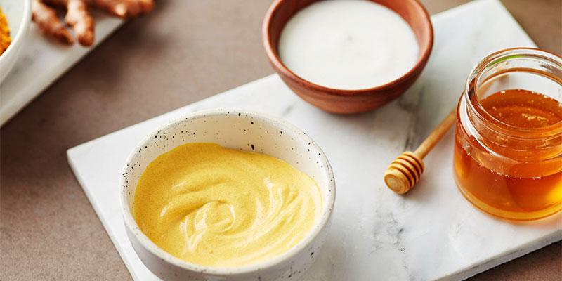 ماسک عسل و ماست برای صورت