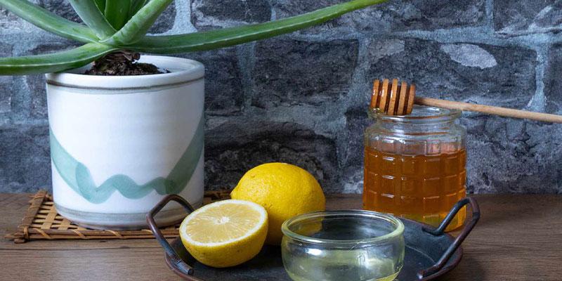 ماسک عسل و آلوئهورا